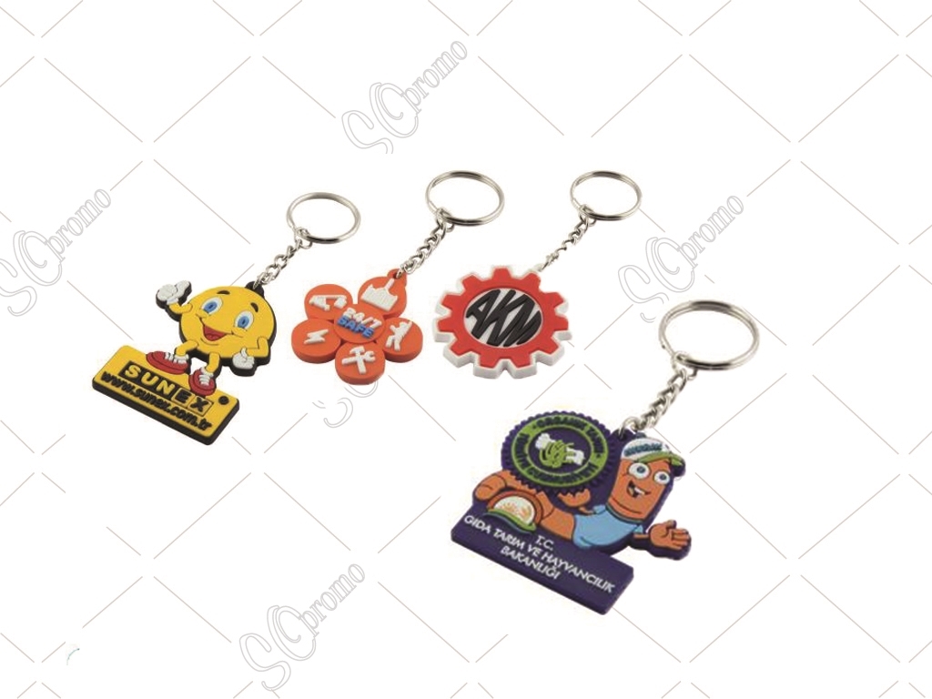 Custom Cut Pvc Keychain