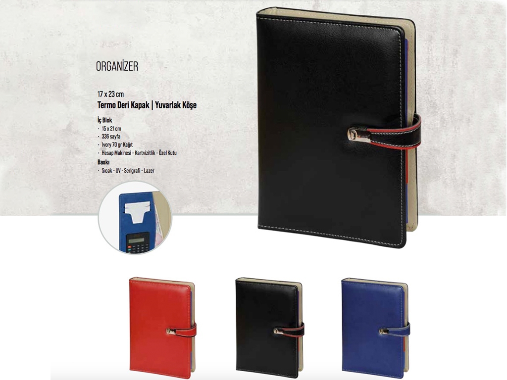Organizer With Calculator